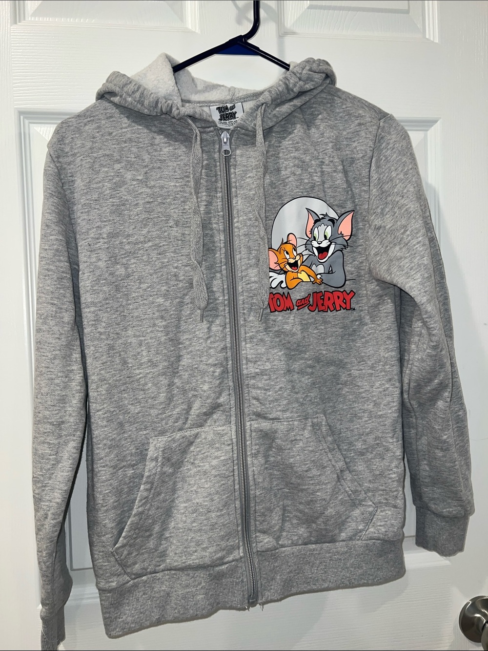 Tom & Jerry Gray Hoodie XS